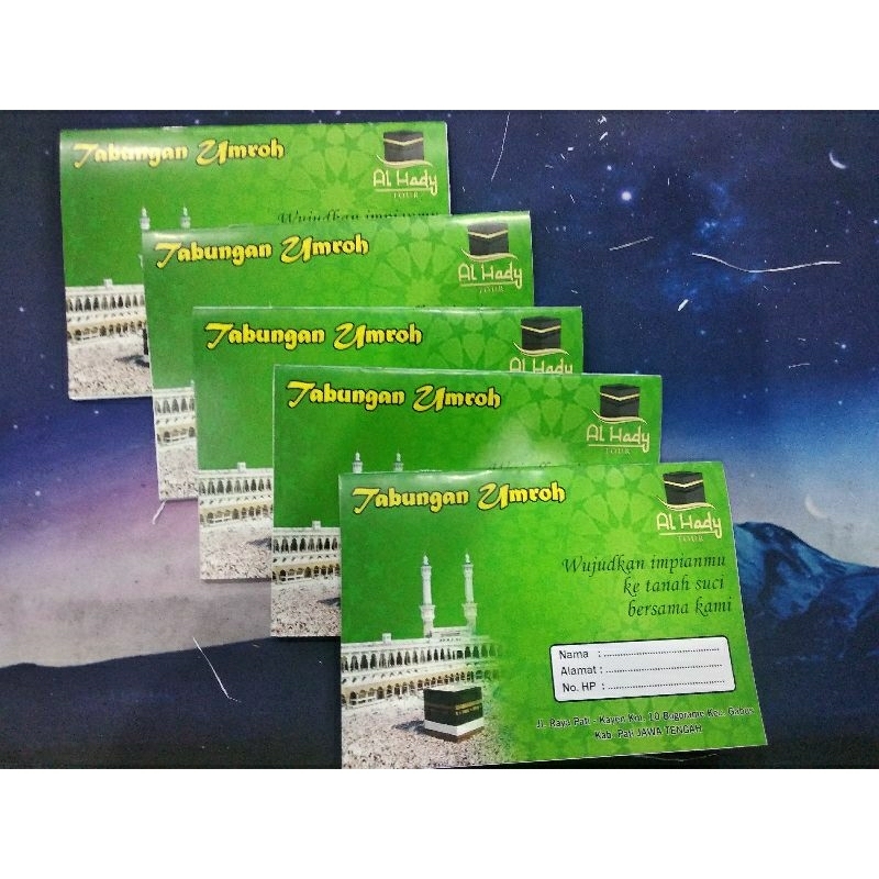 

Buku Tabungan Haji dan Umroh custom
