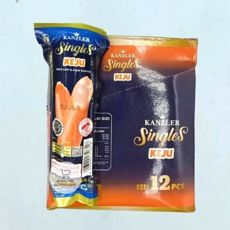 

Sosis Kanzler rasa keju 1kotak isi 12