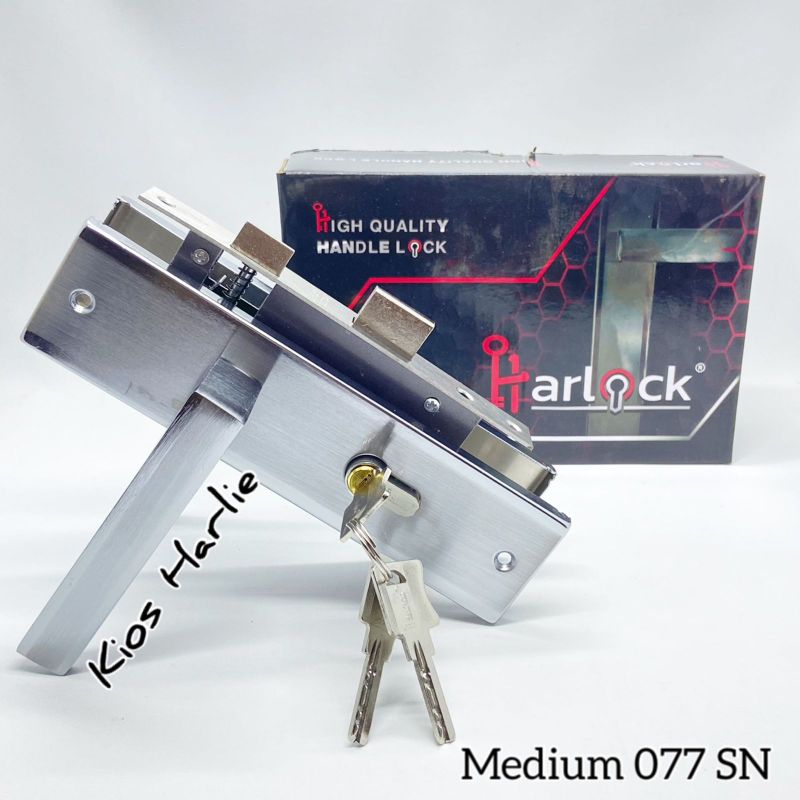 Handel pintu rumah, handle kunci pintu, kunci pintu rumah 1 set, handle medium