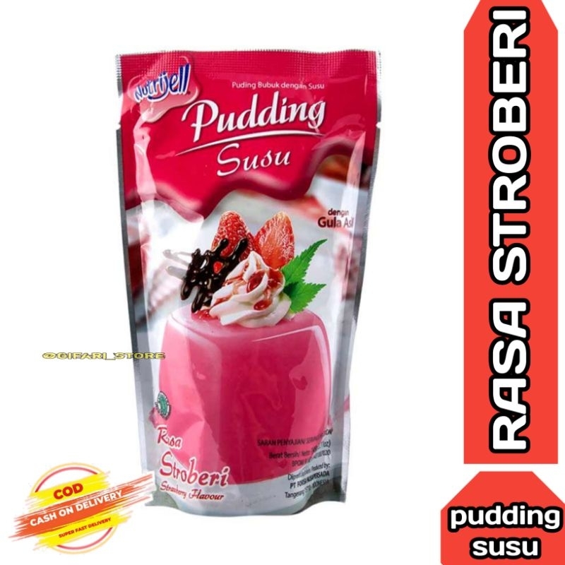 

Nutrijell Pudding Susu stroberi 130gram