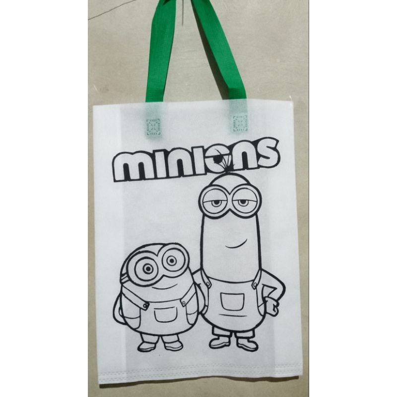 

tas spounbond mewarnai / tas lukis anak / souvenir / goodie bag