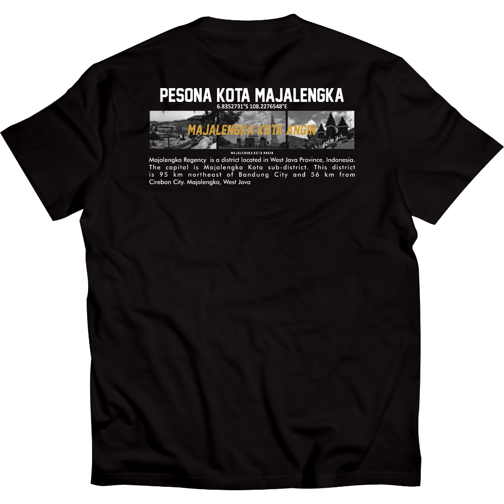Kaos Pesona Kota Majalengka Tshirt Majalengka Kota Angin