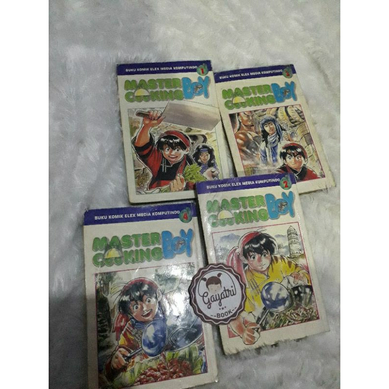 Master Cooking Boy - KOMIK SET 1 -- 4 (Etsushi Egawa)