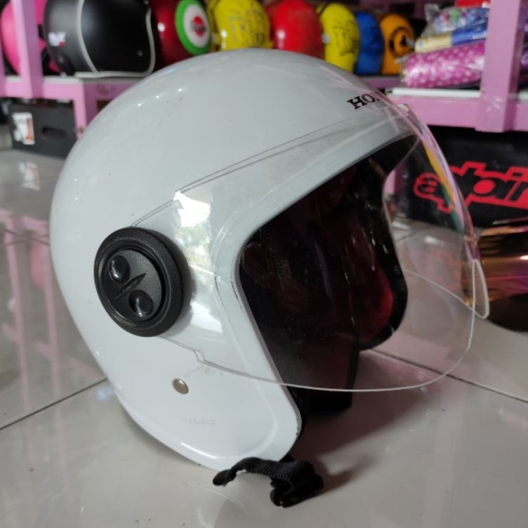 Performa Tanpa Batas Kaca Helm Scoopy Lubang Kecil Baut Ring Visor Akrilik