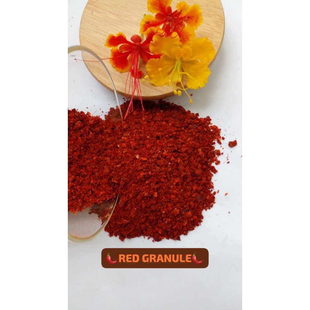 

Jual Red Granule Powder Premium organic Untuk Bumbu Masak