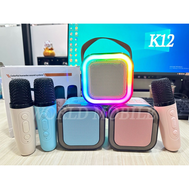 Speaker bluetooth 2 microphone K12