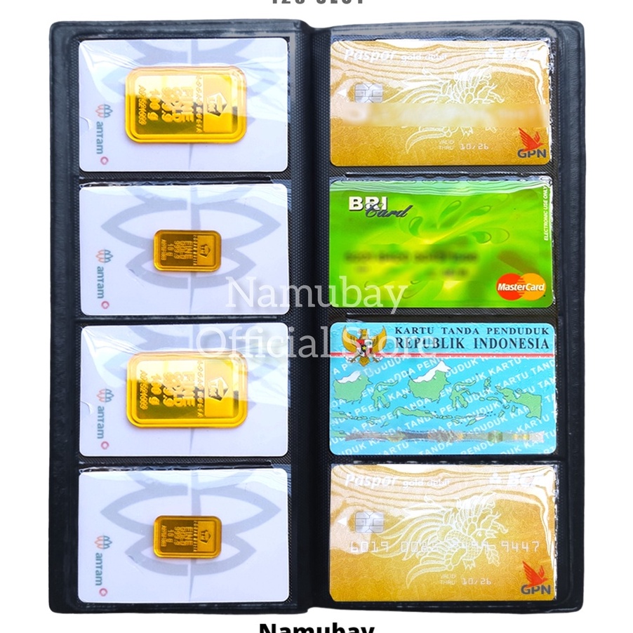 Gaya Hidup Terjangkau ALBUM KARTU NAMA TEBAL NAME CARD HOLDER  ALBUM LOGAM MULIA  DOMPET ATM  ALBUM 
