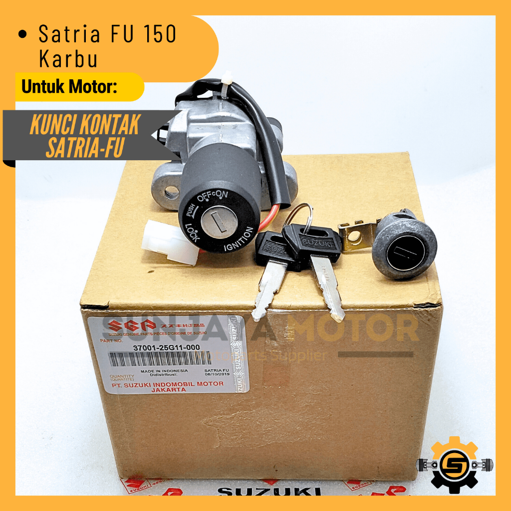 Kunci Kontak Set B25 Keyset Konci Kontak Original Suzuki Satria FU 150 Lama Satria F150 Karbu Old 1 