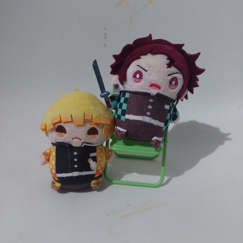 Mamemeito Tanjiro & Zenitsu Anime Demon Slayer Plush