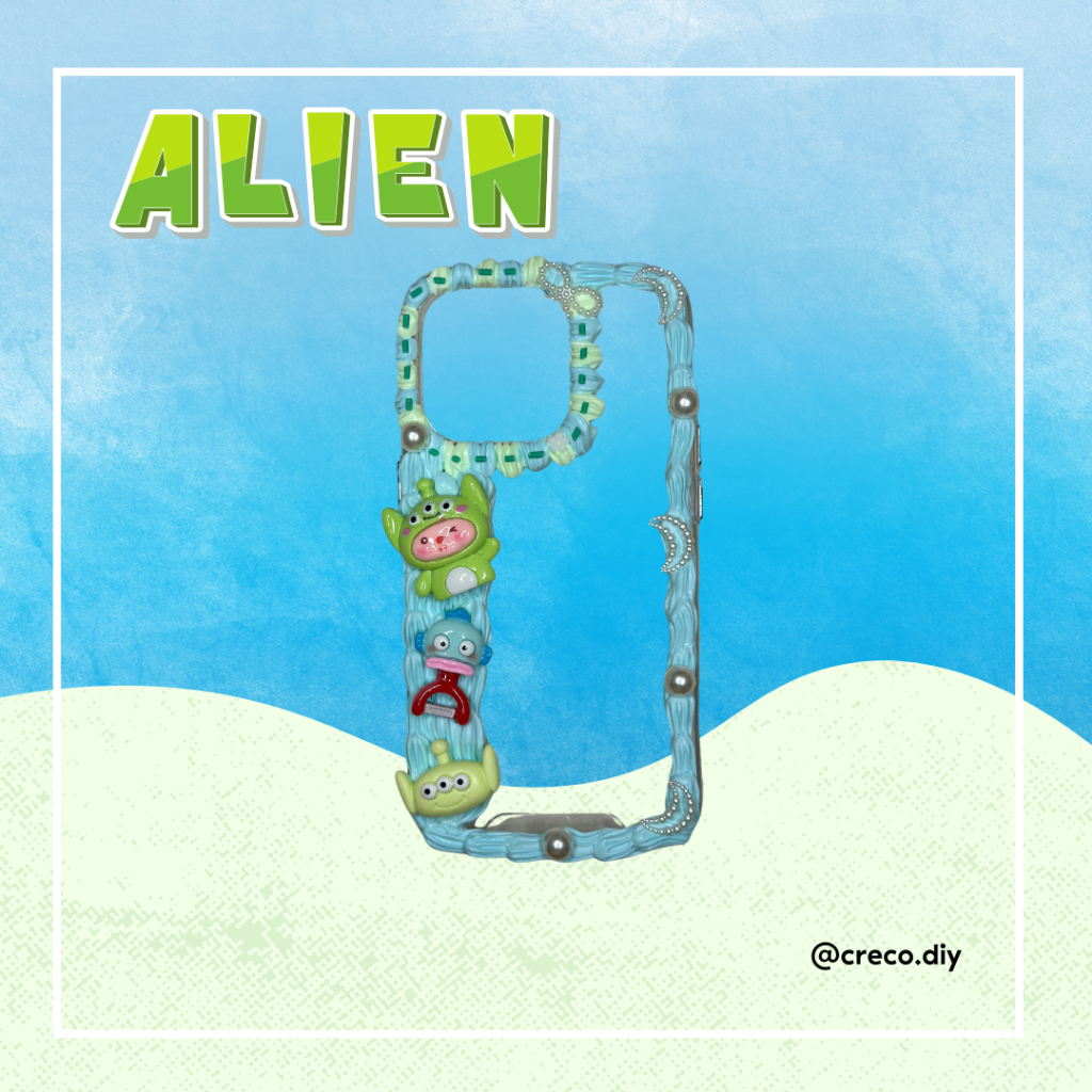 Custom Case - Disney Alien Phone Case DIY Cream Deco Resin Clay / Decoden [PRE-ORDER]