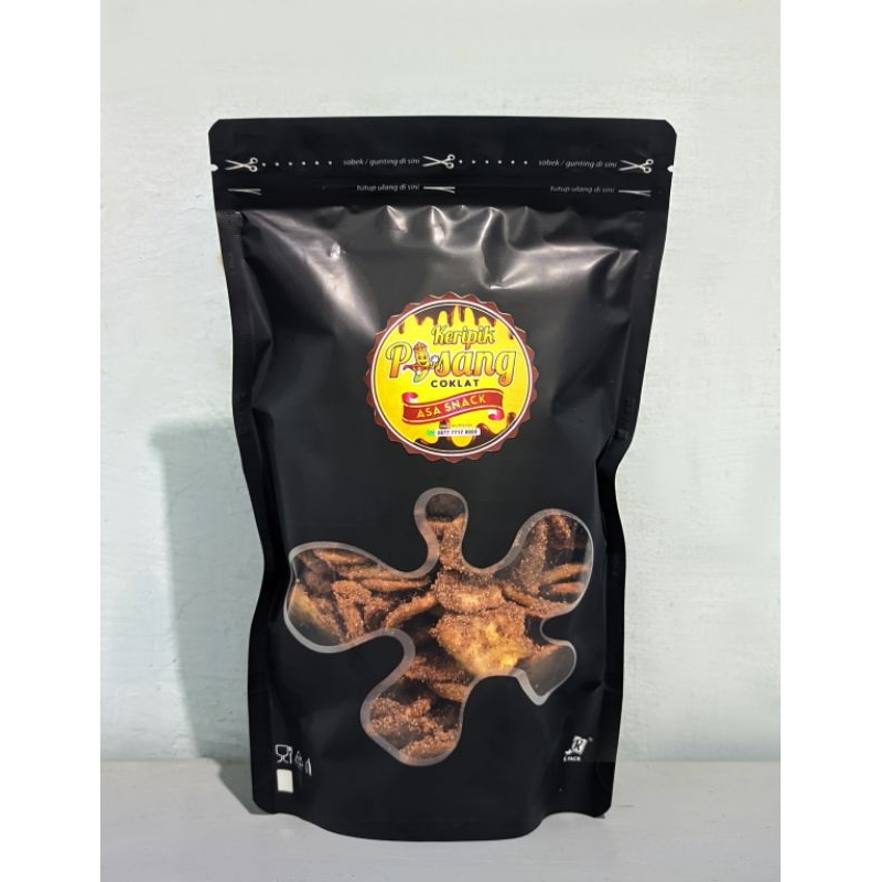 

KERIPIK PISANG KEPOK COKLAT KEMASAN 200gr