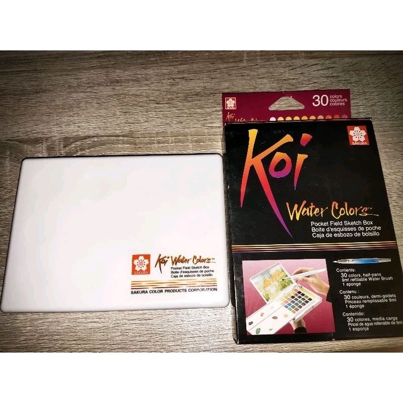 Sakura Koi Water Colors 30 Warna Preloved Bekas Cat Air Lengkap