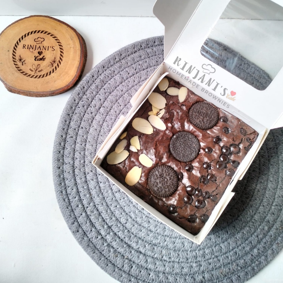 

YUR528 BEST SELLER Fudgy Brownies Topping Keju Size 1x1 Brownies mini Murah Nyoklat