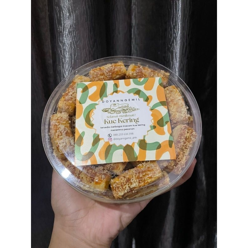 

kue kering castangel crunchy keju melimpah kemasan 250-500gram