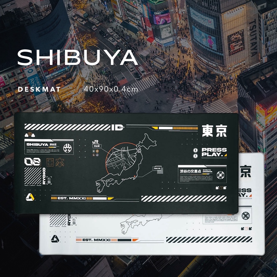 PKF473 Terbaru 33 SHIBUYA Gaming Mousepad Deskmat by Press Play