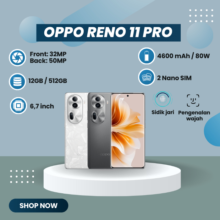 Oppo Reno 11 Pro RAM 12GB ROM 512