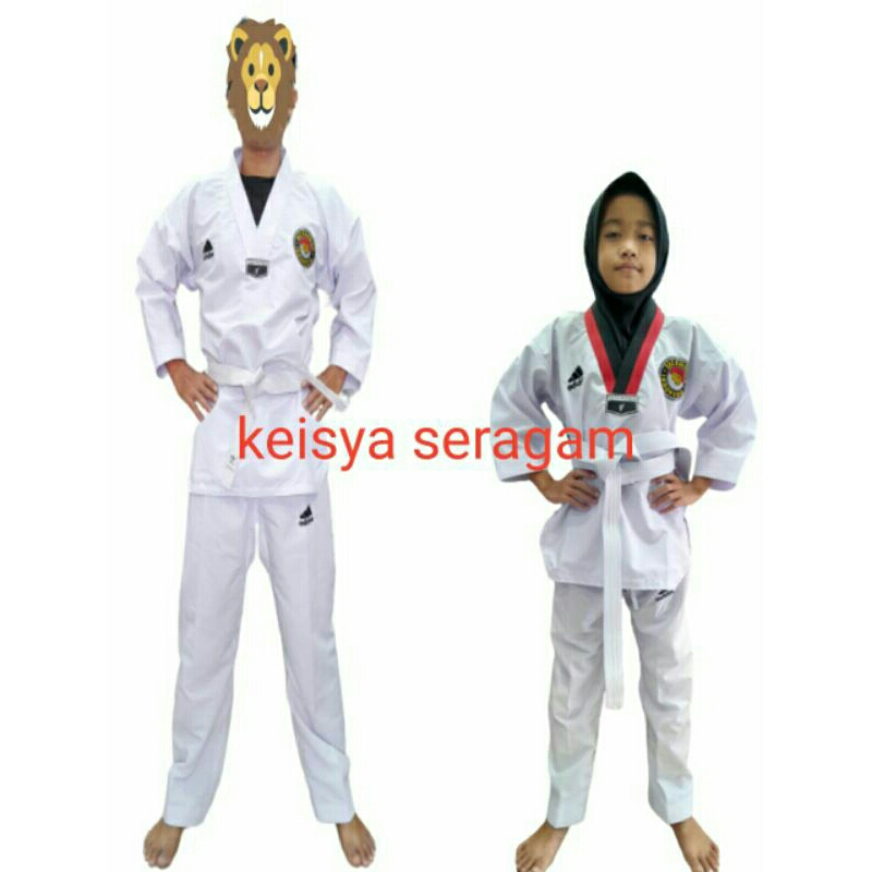 baju taekwondo dobok adidas dewasa anak
