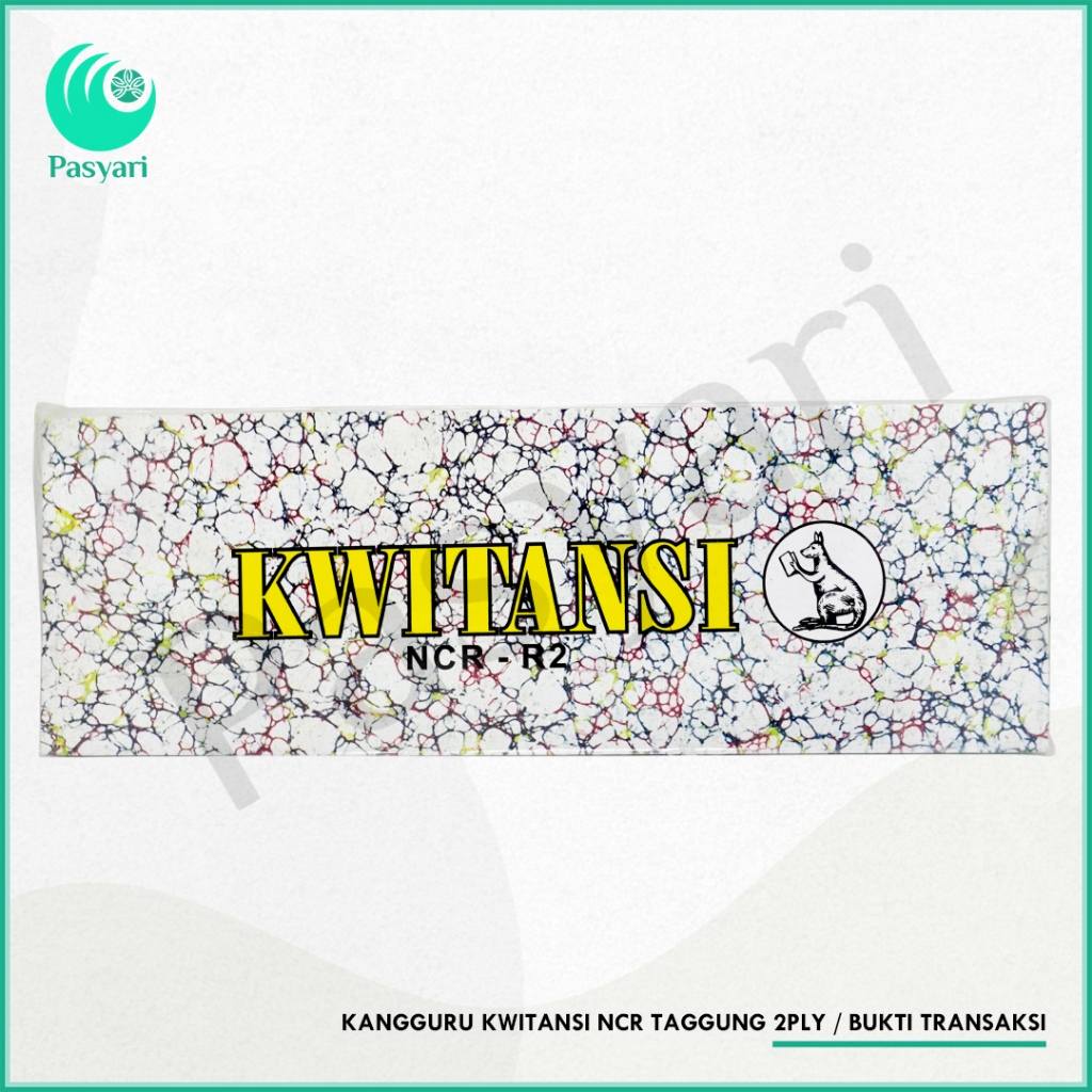 

KANGGURU KWITANSI NCR TAGGUNG 2PLY / BUKTI TRANSAKSI