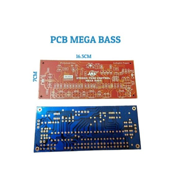 PCB STEREO TONE CONTROL MEGA BASS