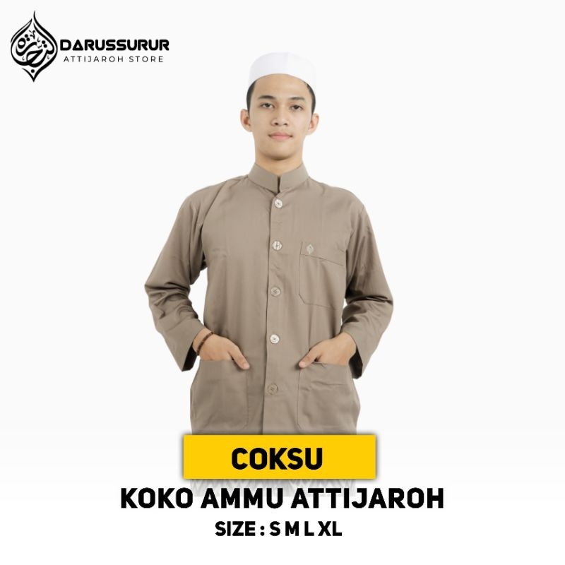 Baju Koko Ammu | Baju Koko Ammu Warna Coksu | Baju Koko Haibah Ammu Attijaroh