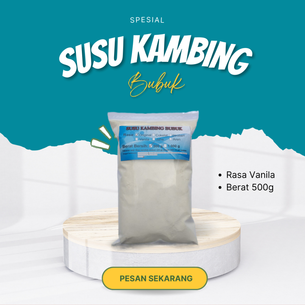 

Susu Kambing Bubuk Vanila 500 g