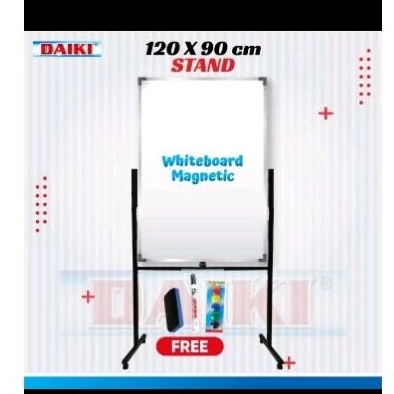 

Whiteboard Daiki vertikal Single face stand UK 120x90 Cm