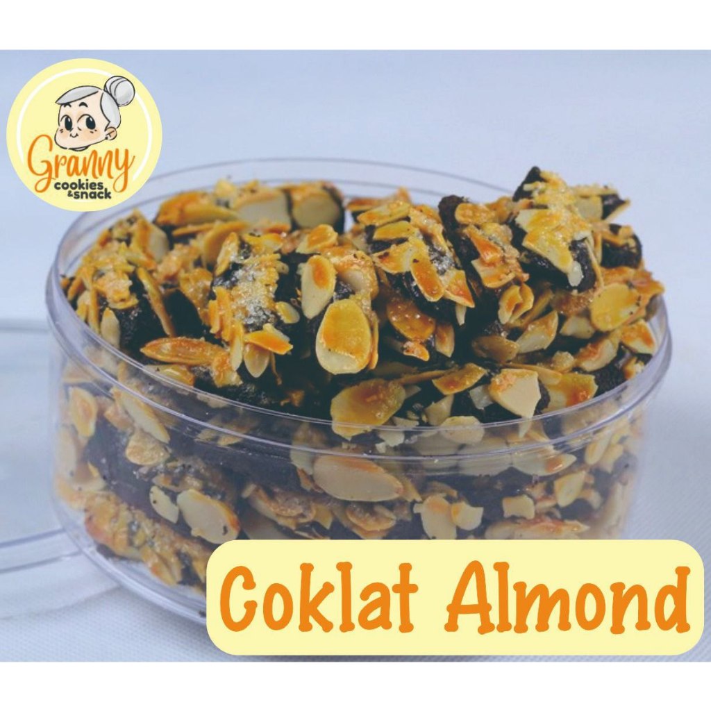 

Granny cookies Coklat almond