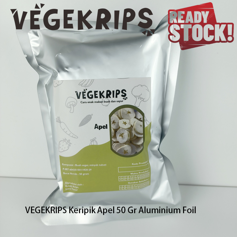 

VEGEKRIPS Keripik Apel 50 Gr Aluminium Foil