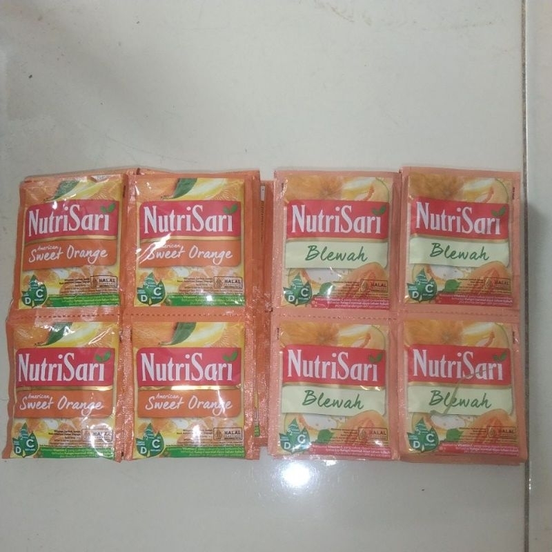 

Nutrisari Blewah dan Sweet Orange uk.11gr isi 10pcs