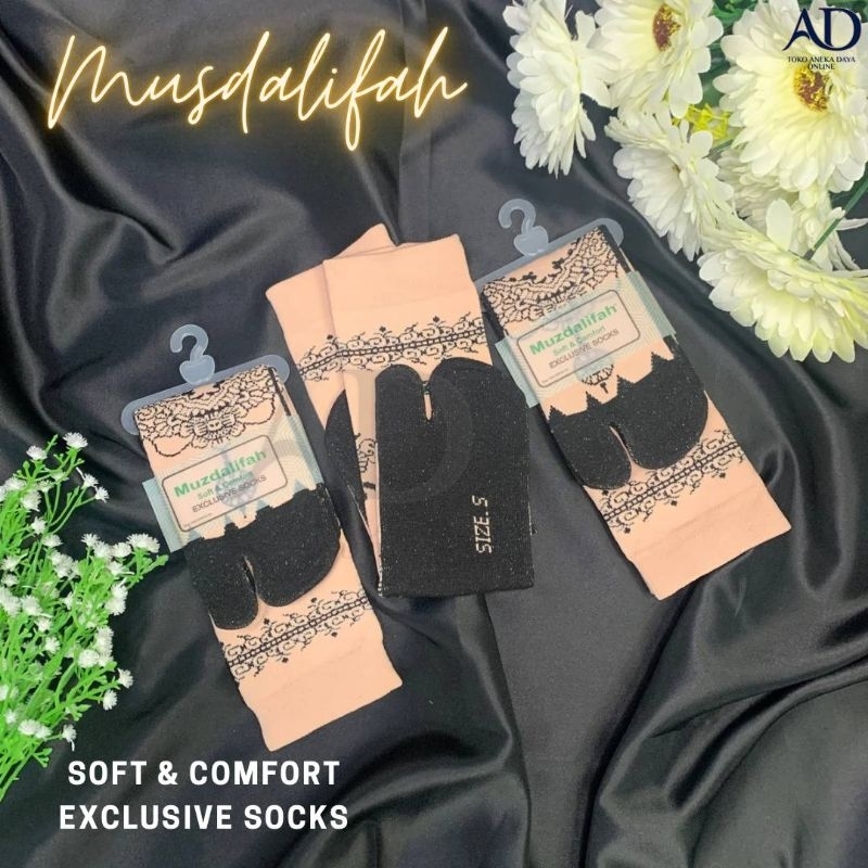 Aneka Daya - Kaos Kaki Muslimah Wanita Jempol Batik Muzdalifah Exclusive Socks - Kaos Kaki Muslimah 