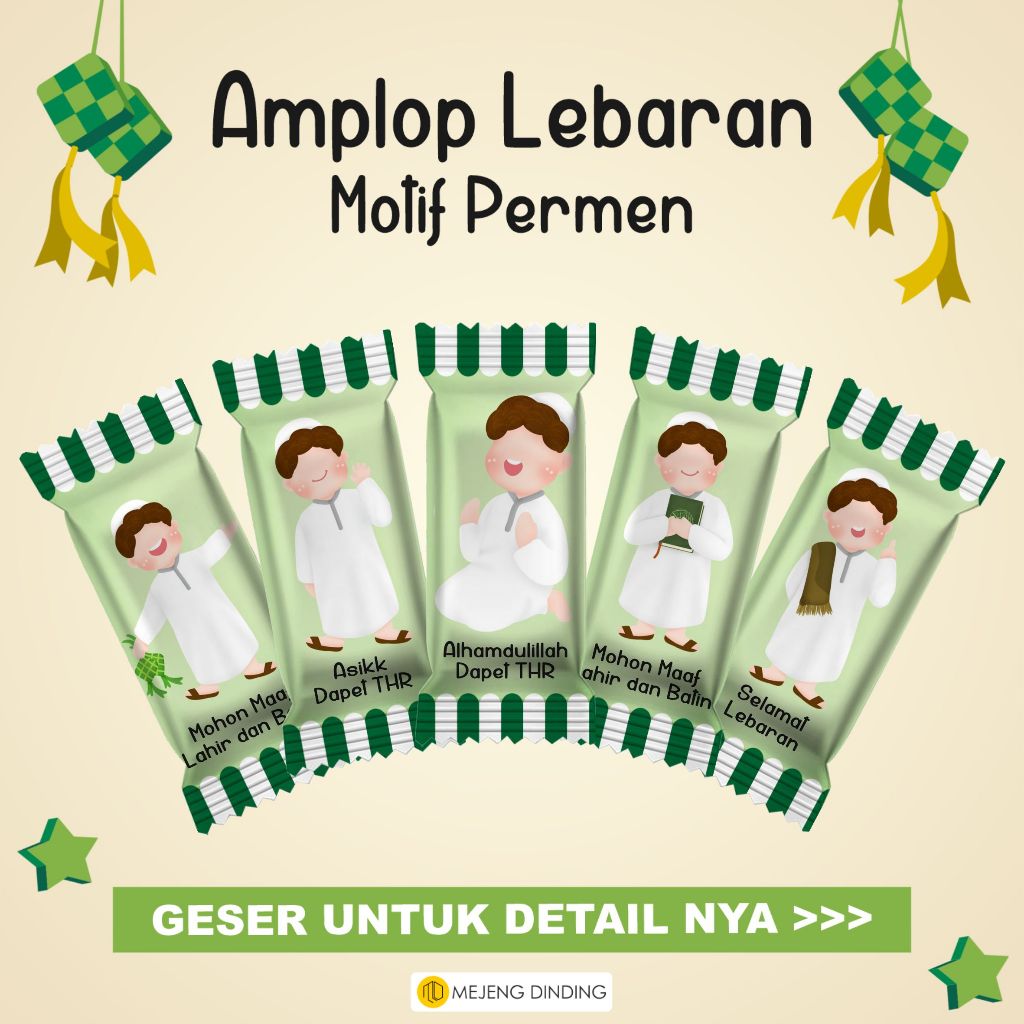 

AMPLOP LEBARAN PERMEN LUCU KARAKTER ANAK LAKI LAKI ISI 12 PCS / AMPLOP PERMEN VIRAL / AMPLOP LEBARAN 2024 / AMPLOP LEBARAN AESTHETIC / AMPLOP LEBARAN EID MUBARAK / / AMPLOP LEBARAN / ANGPAO LEBARAN / RAMADHAN/ IDUL FITRI / AMPLOP LEBARAN UNIK LUCU KEREN