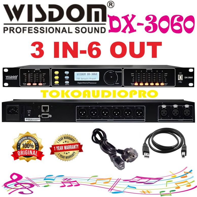 Wisdom DX3060 Speaker Management DLMS Speaker DX-3060