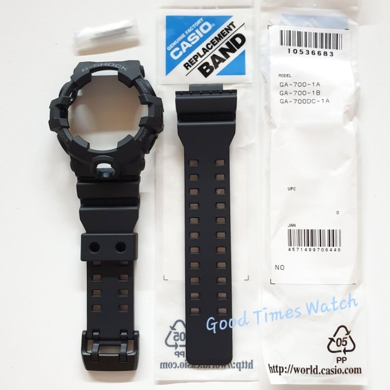 PAKET STRAP BEZEL G-SHOCK GA-700-1B GA 700 GA700 CASIO ORIGINAL
