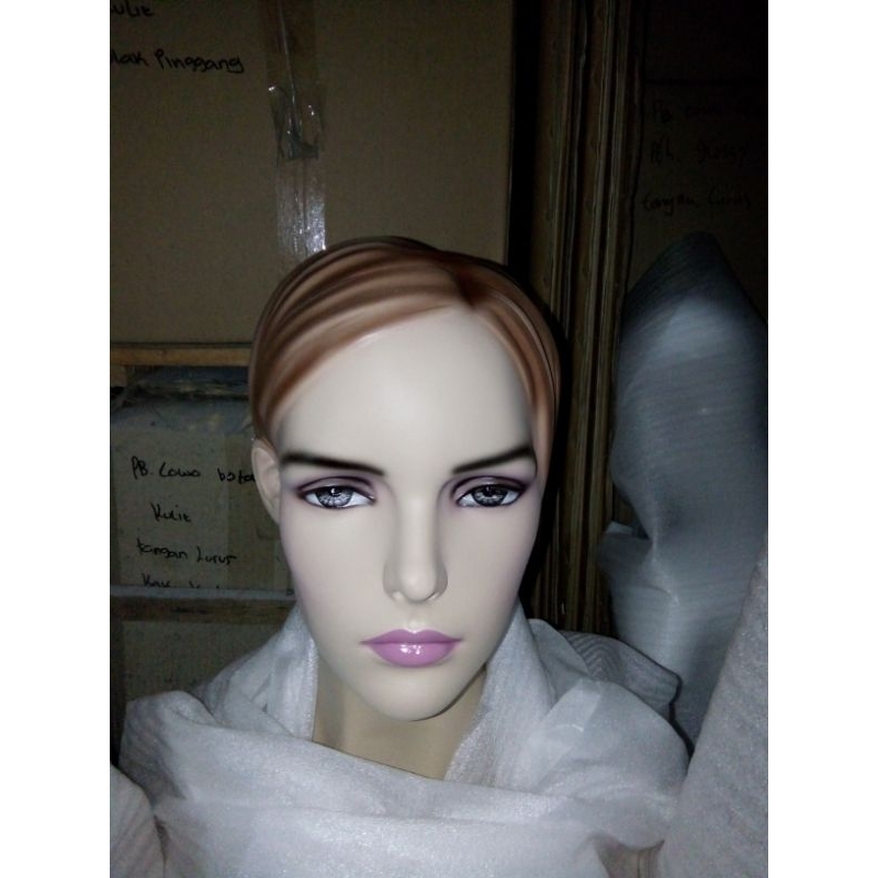 full body manekin cewek rambut