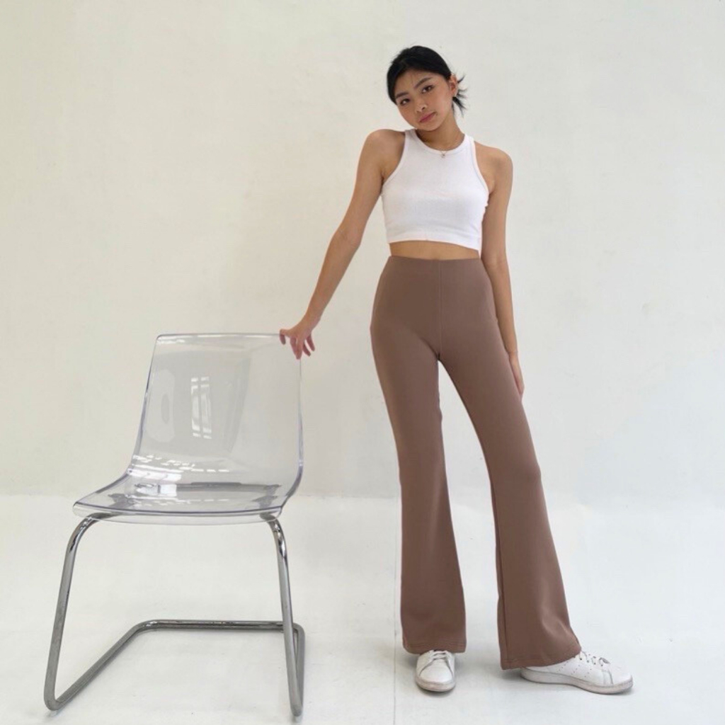 Vmels Cutbray Scuba Premium - Highwaist Flare Pants - Highwaist Kulot Cutbray