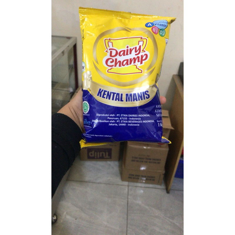 

Kental Manis Dairy Champ Bantal Kemasan 1kg