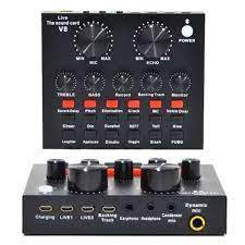 PROFESSIONAL LIVE SOUND CARD V8 AUDIO LIVE BLUETOOTH