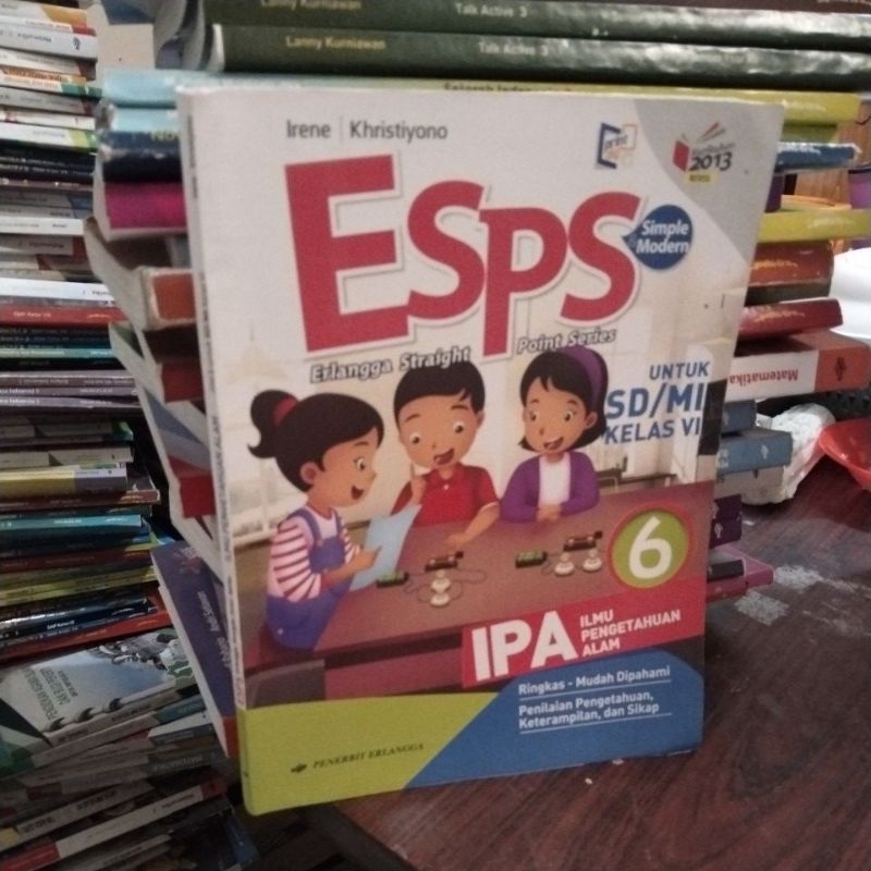 buku esps Ipa SD kelas 6 penerbit Erlangga