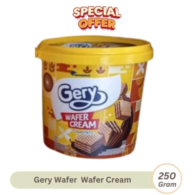 

Gery Wafer Cream Chocolate 250gr