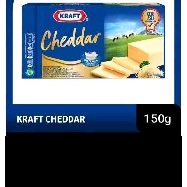 

Keju Kraft Cheddar kemasan 150gr