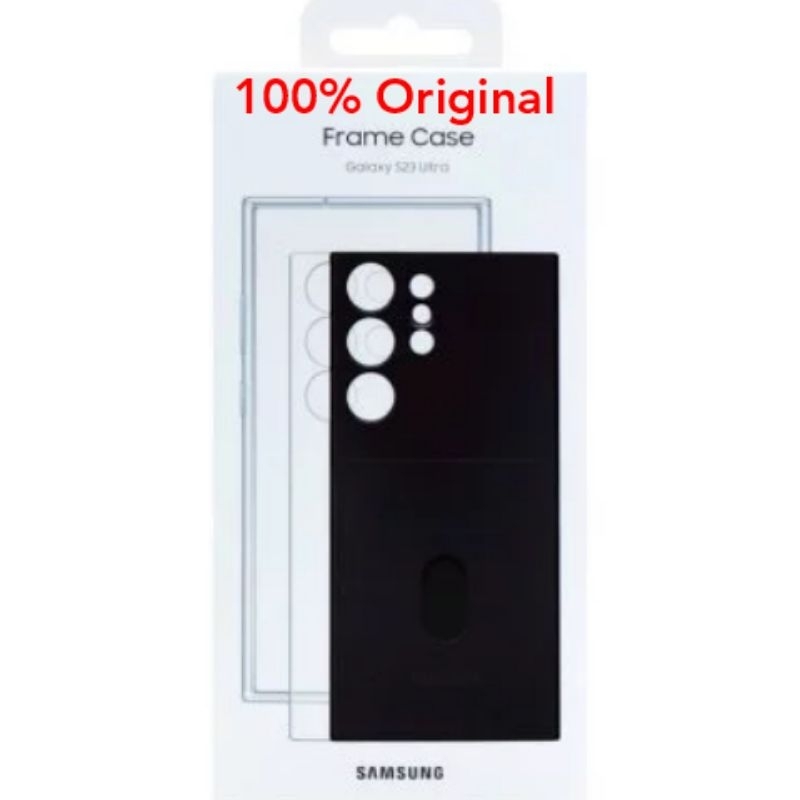 Samsung Galaxy S23 Ultra Plus Frame Case Original Sarung Pelindung Handphone Foto
