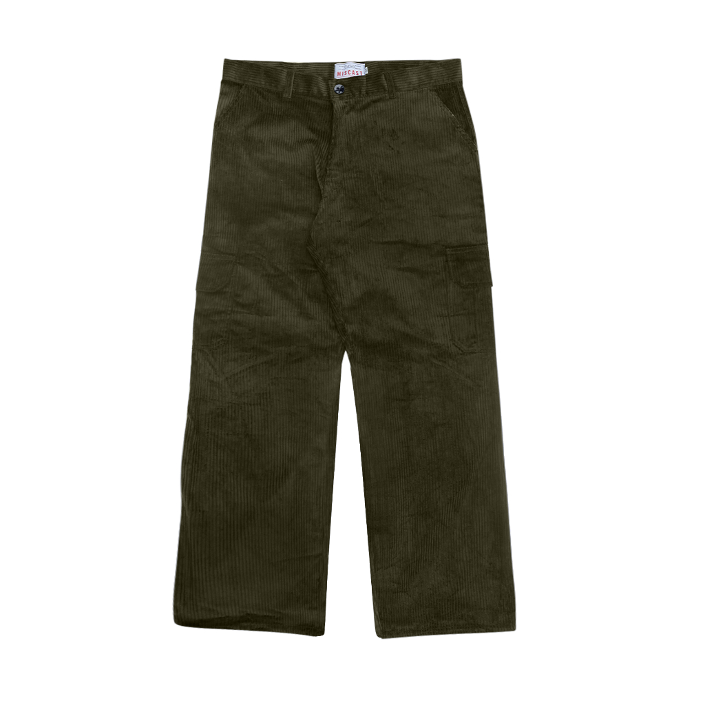Miscast - Cargo Pants Corduroy - Zuko - Olive Green