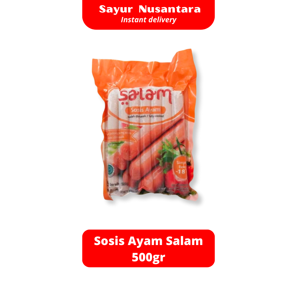 

Sosis Ayam Salam 500gr - Sayur Nusantara
