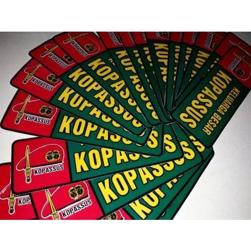 

Stiker PVC Panjang Kopassus Hijau