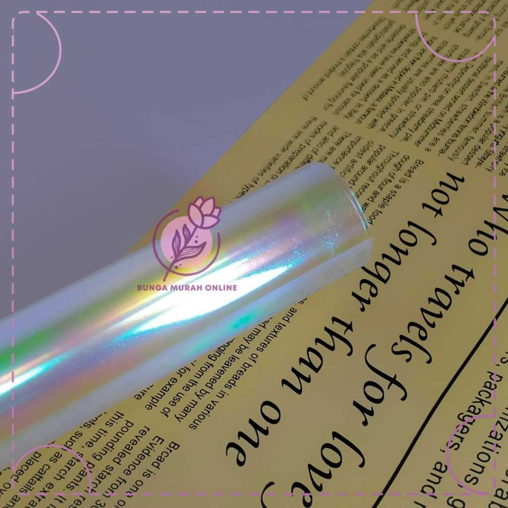 

Kertas Buket Hologram Waterproof 56 X 50 Cellophane Flower Wraping