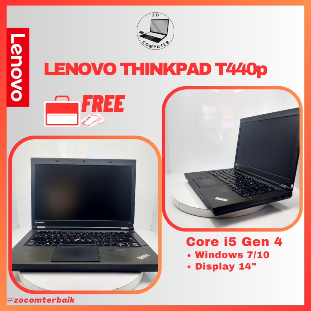 Laptop Lenovo Thinkpad T440p Core i5 Gen 4