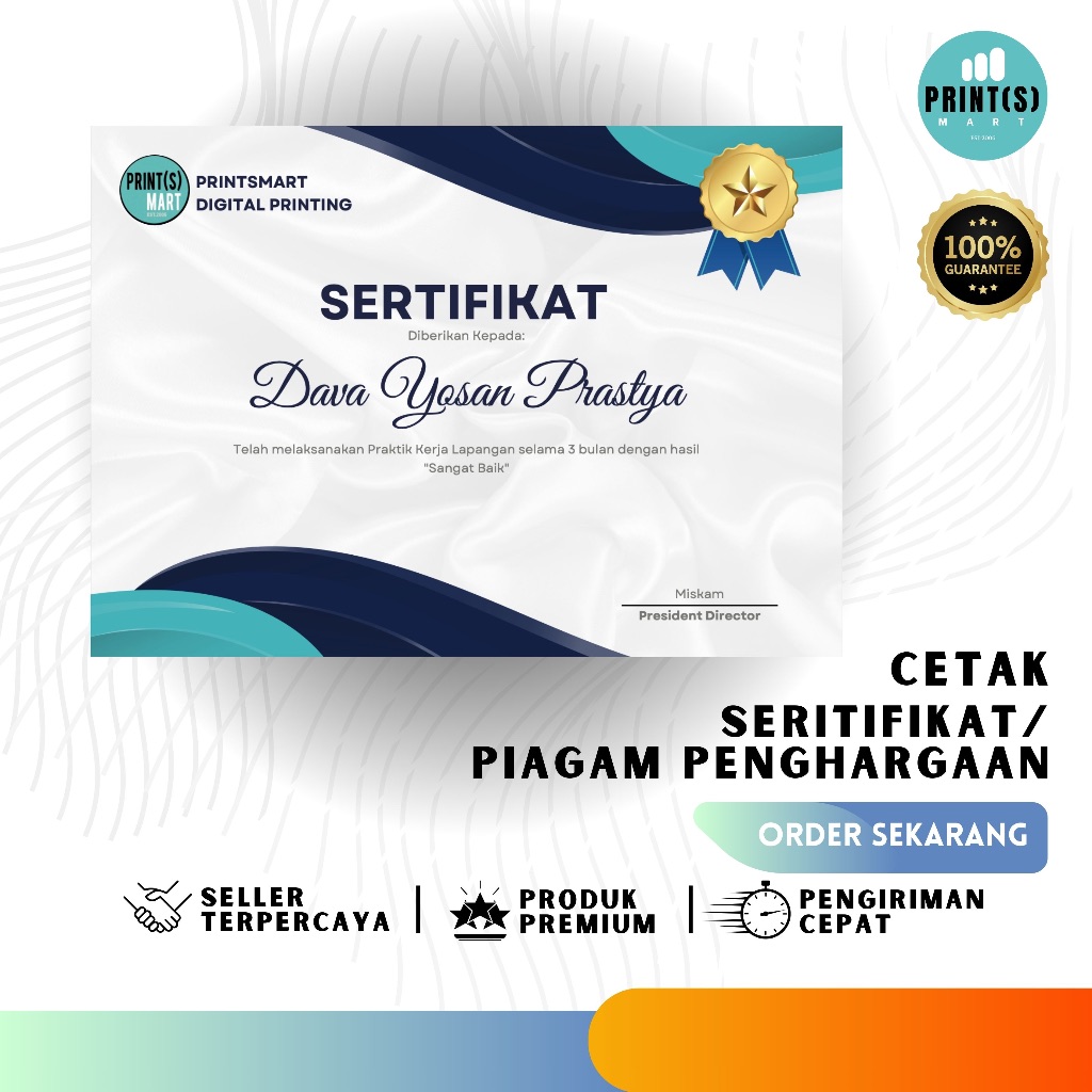 

Print/Cetak Sertifikat / Piagam Penghargaan