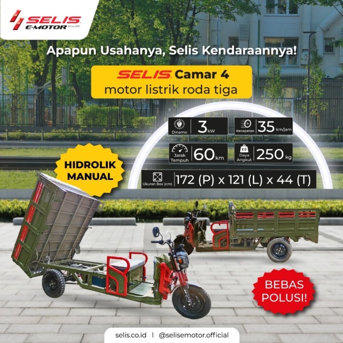 Selis Camar 4 - Motor Listrik Roda 3