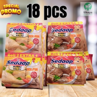 

BUMBU KALDU SEDAAP RASA AYAM & RASA SAPI 9GRAM ISI 18 SASET