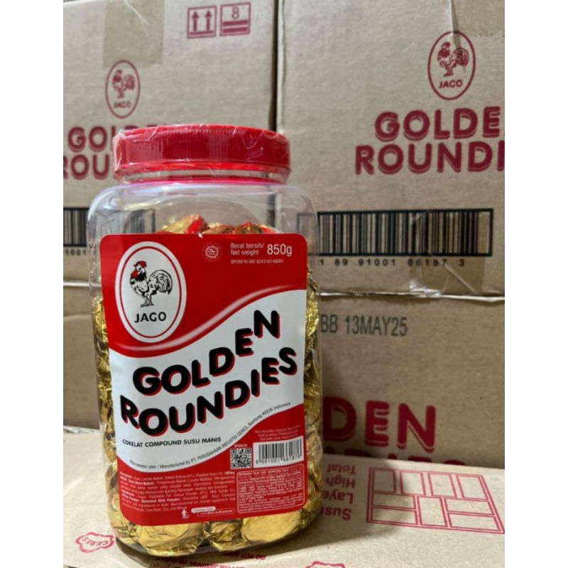 

COKLAT KOIN, GOLDEN ROUNDIES COKELAT JAGO ISI 850GRAM